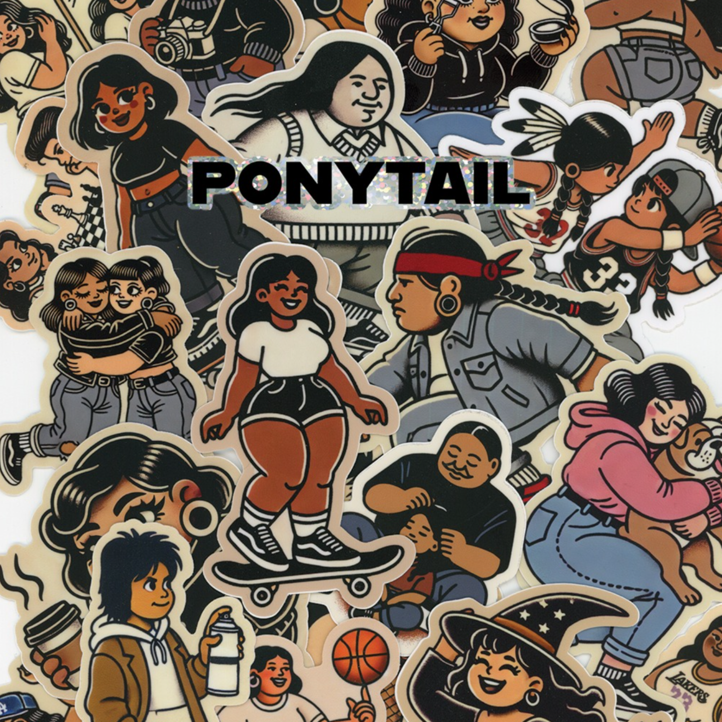 PONYTAIL MYSTERY STICKER PACK
