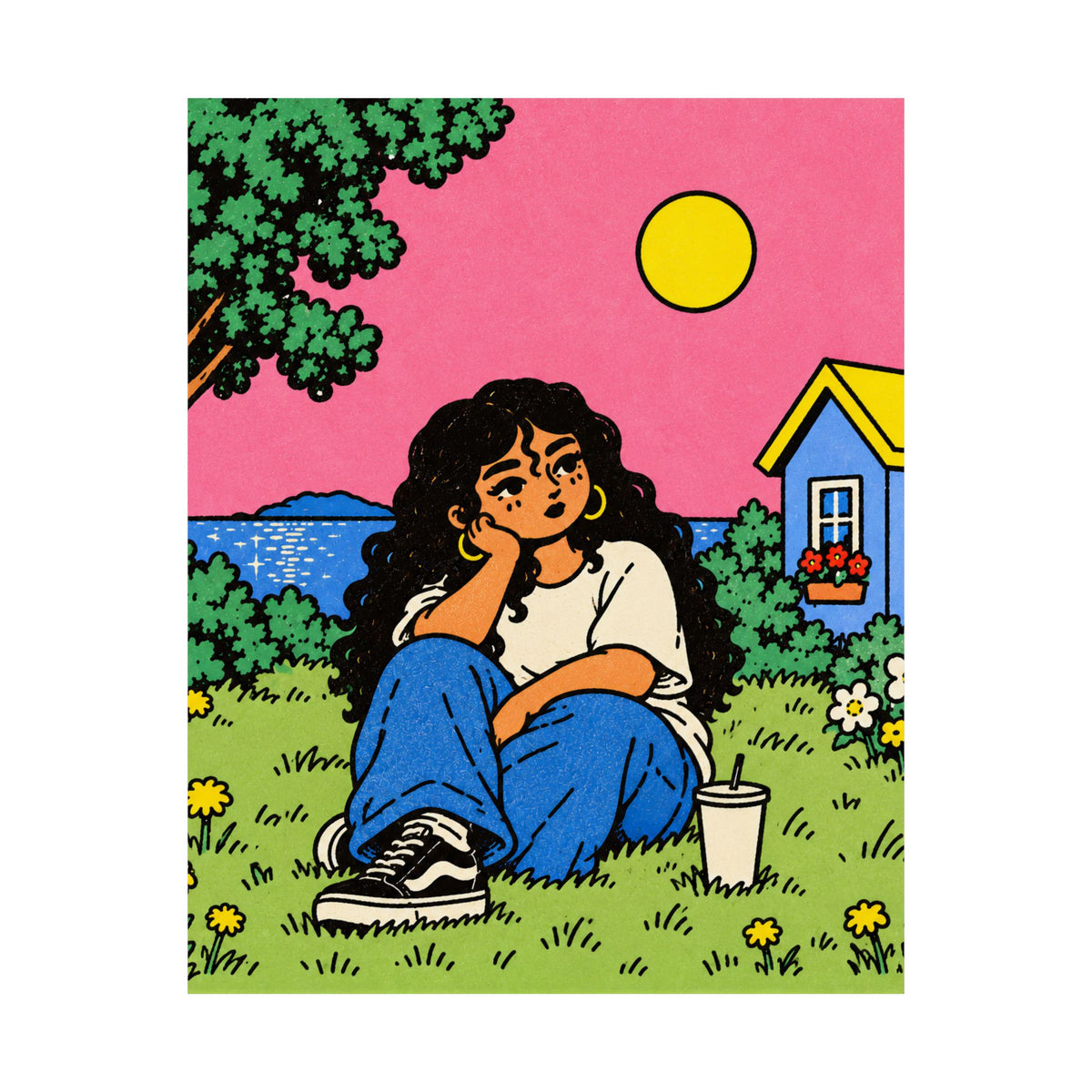 Every Day Is Like Sunday — 01 — Matte Art Print — 8 × 10