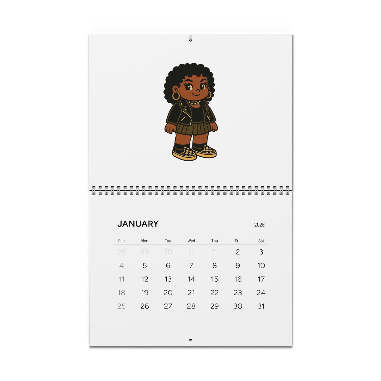 Limited Edition 2026 Ponytail Skates Calendar