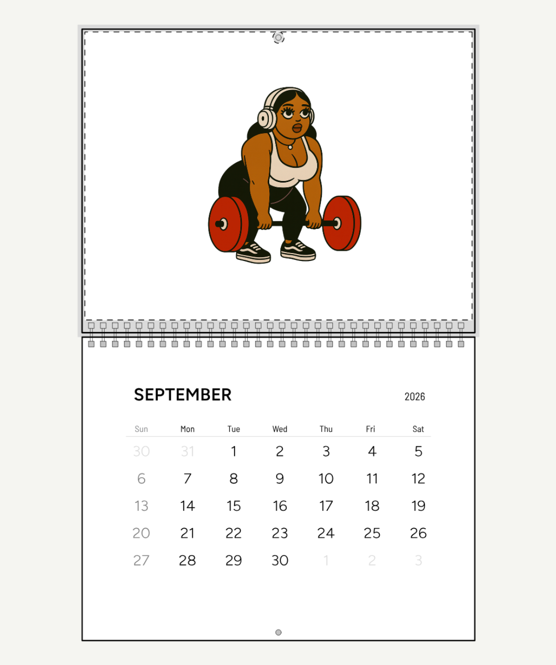 Limited Edition 2026 Ponytail Skates Calendar