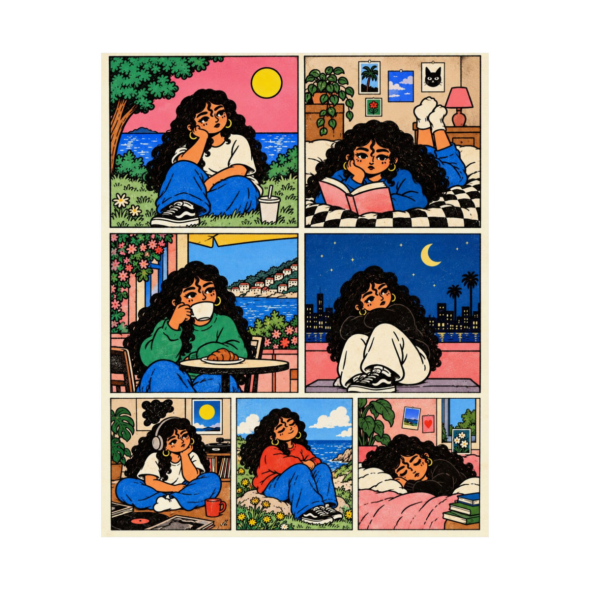 Every Day Is Like Sunday — Matte Art Print — 8 × 10