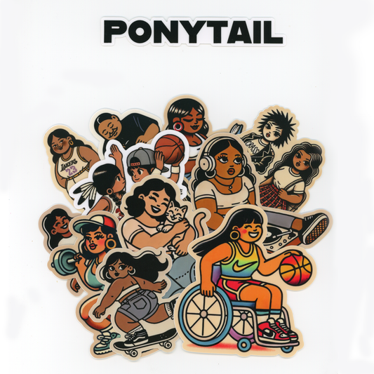 PONYTAIL MONTHLY STICKER CLUB