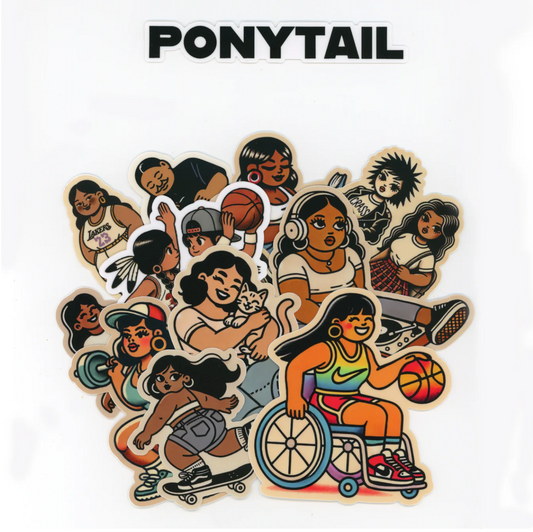 PONYTAIL SKATES MONTHLY STICKER CLUB