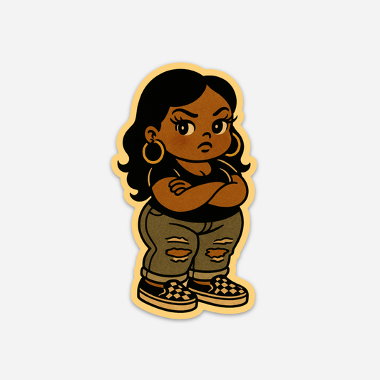 "WARM SUMMER DAYS INDOORS" VINYL STICKER
